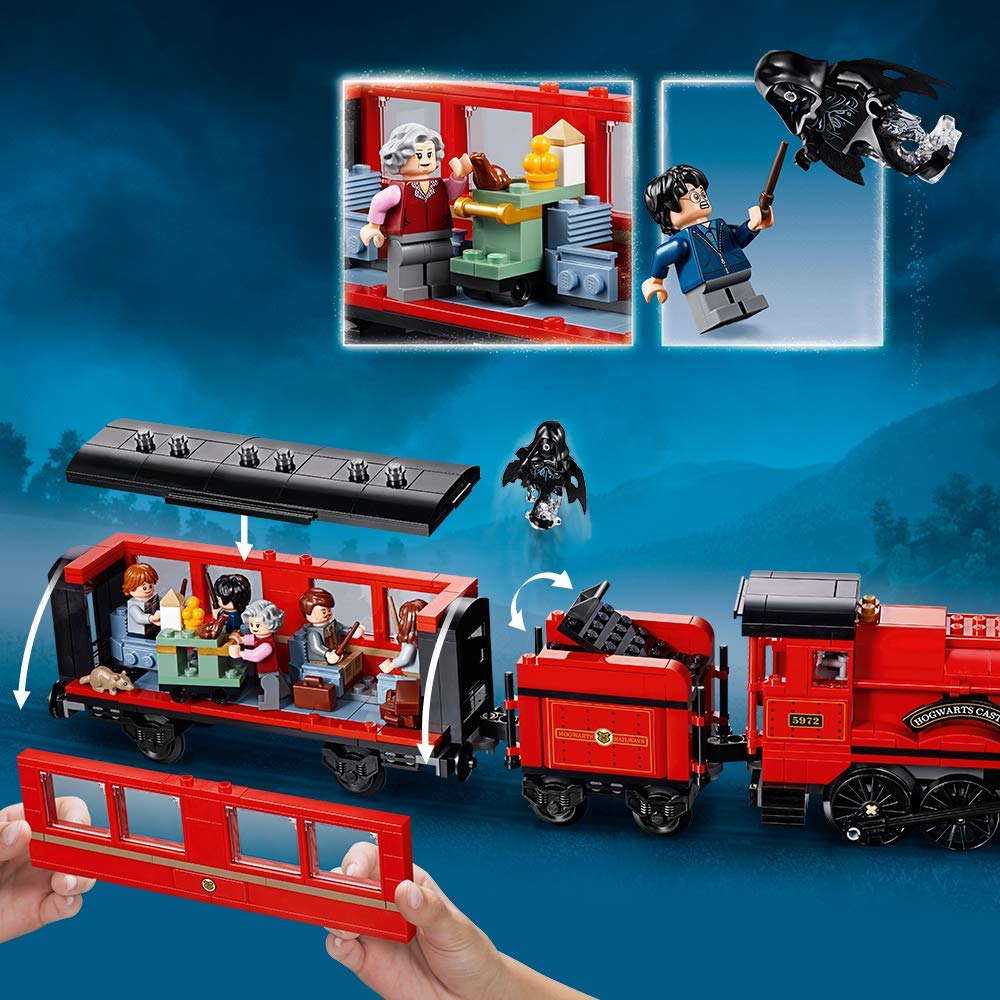 LEGO 75955 Harry Potter Expreso de Hogwarts, Tren de Juguete con Andén - obrazek 4