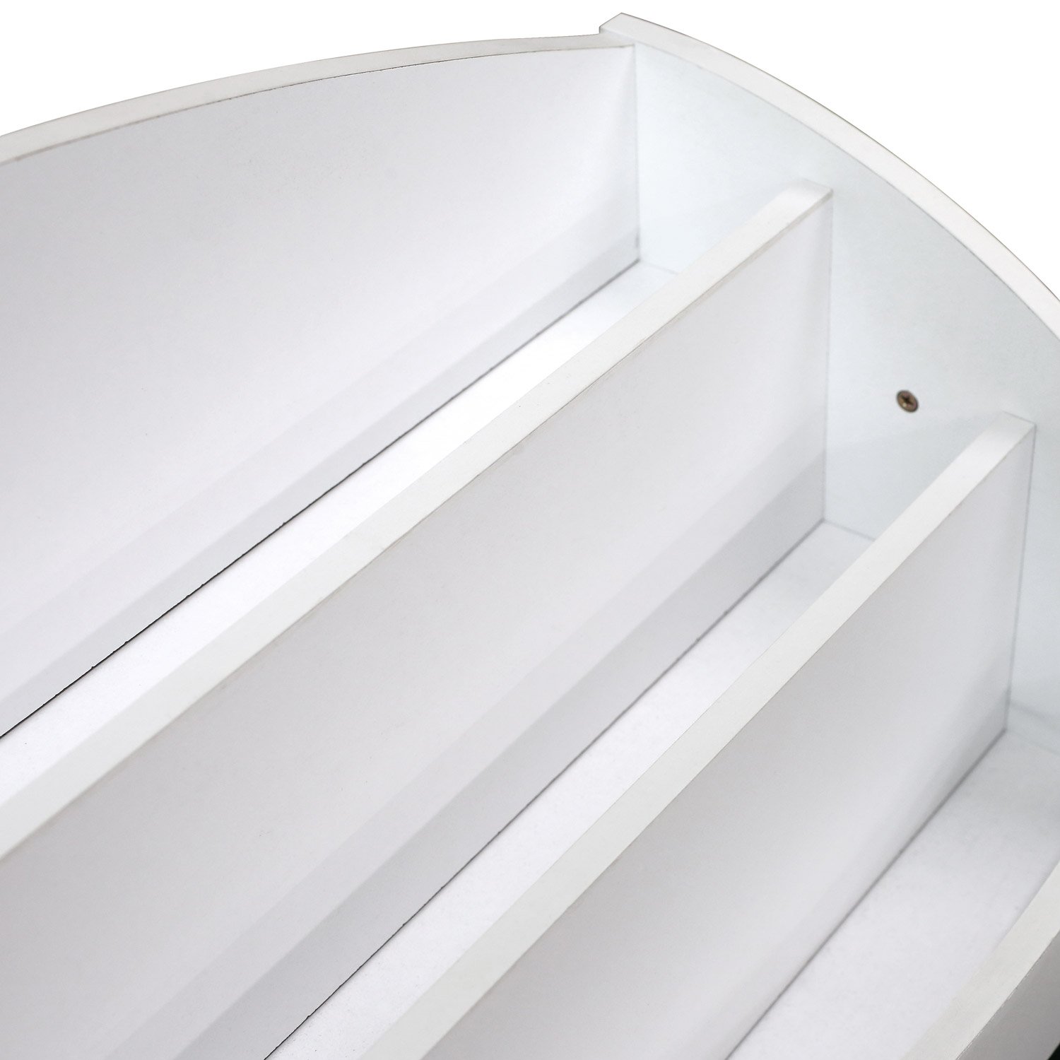 HOMFA Kinder Aufbewahrungsregal Bücherregal Kinderregal Spielzeugaufbewahrungregal Spielzeugkiste Kinderkommode mit 4 faltbarer schubladen, Motiv(Bär und Katze) - obrazek 3