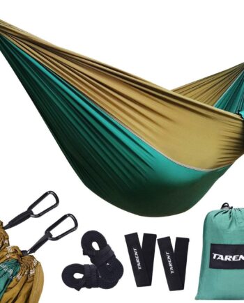 Hängematte Outdoor Ultraleicht mit SEILABDECKUNGEN,300kg Tragkraft Hammock (270x140 cm),von Tarent