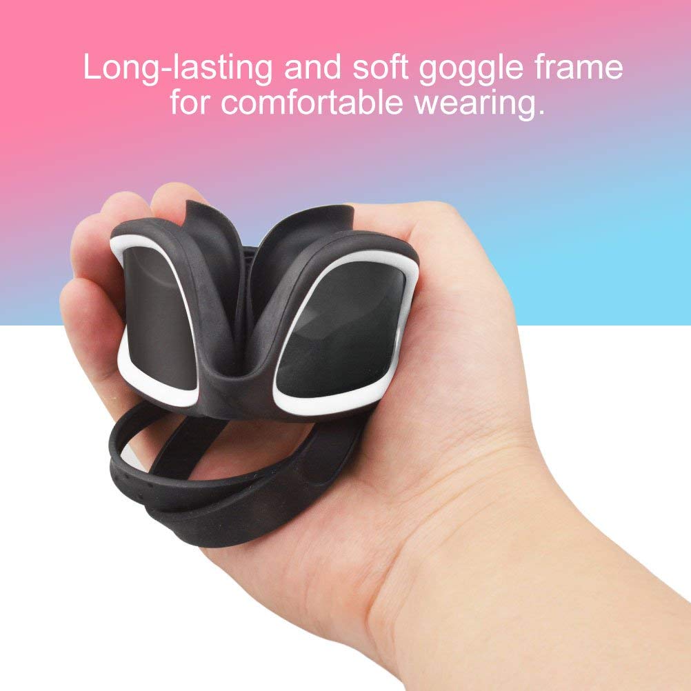 ZIONOR Schwimmbrille für Herren und Damen, G1 Polarisiert Schwimmbrille mit Spiegel/Rauch Linse UV-Schutz Anti Nebel Verstellbar Gurt Komfort Profi Schwimmbrillen für Erwachsene Jugendliche Unisex - obrazek 3