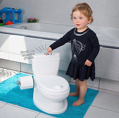 TOY-LET - Kindertoilette - Töpfchen-Trainer für Kindern mit einem realistischen Toilettendesign für Erwachsenen - obrazek 6