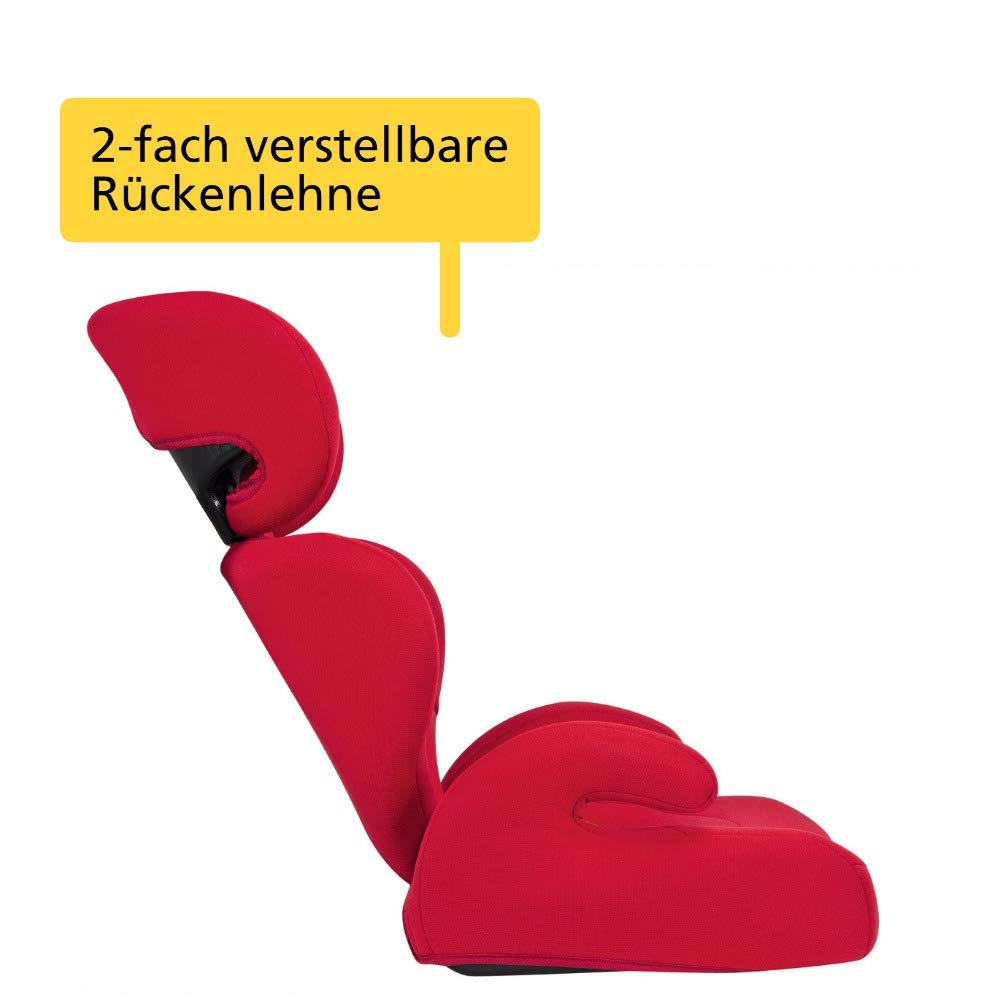 Safety 1st Road Safe Kindersitz, mit verstellbarer Kopfstütze und Rückenlehne, komfortabler Gruppe 2/3 Autositz (15-36 kg), nutzbar ab 3,5 bis 12 Jahre, rot - obrazek 3