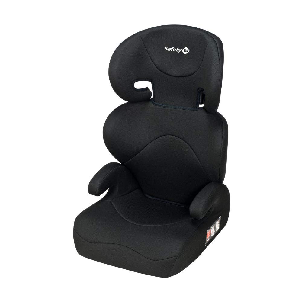 Safety 1st Road Safe Kindersitz, mit verstellbarer Kopfstütze und Rückenlehne, komfortabler Gruppe 2/3 Autositz (15-36 kg), nutzbar ab 3,5 bis 12 Jahre, schwarz