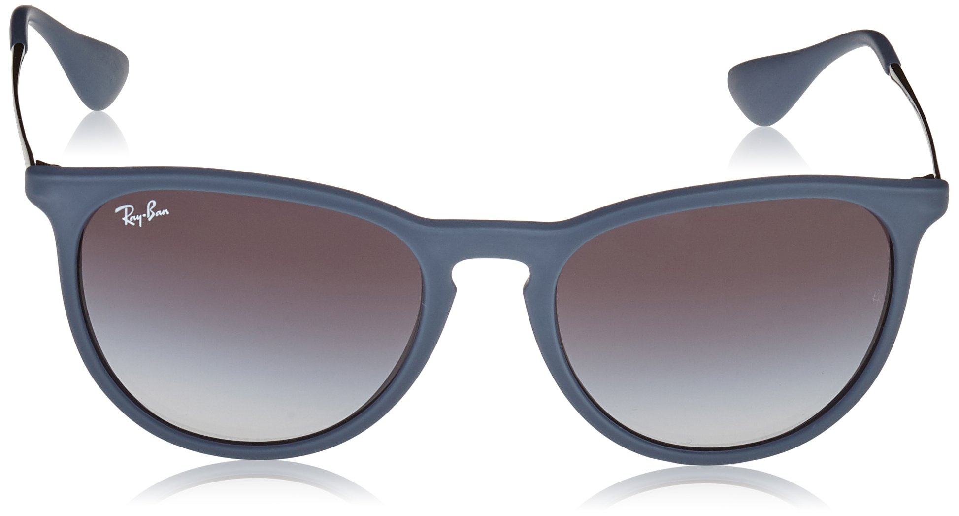 Ray Ban Unisex Sonnenbrille Erika Mehrfarbig (Gestell: Blau/Gunmetal, Gläser: Grau Verlauf 60028G) Large (Herstellergröße: 54) - obrazek 4