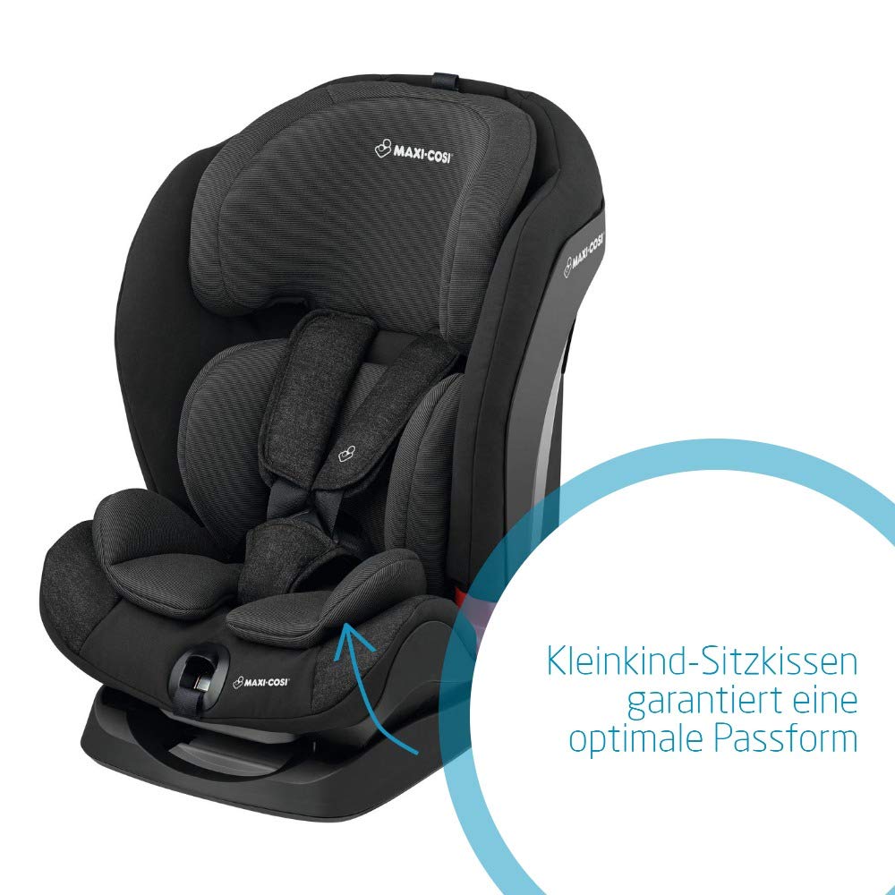 Maxi-Cosi Titan mitwachsender Auto-Kindersitz 9-36 kg mit Isofix und Liegeposition, nutzbar ab 9 Mon. bis 12 J., Nomad Black (schwarz) - obrazek 3