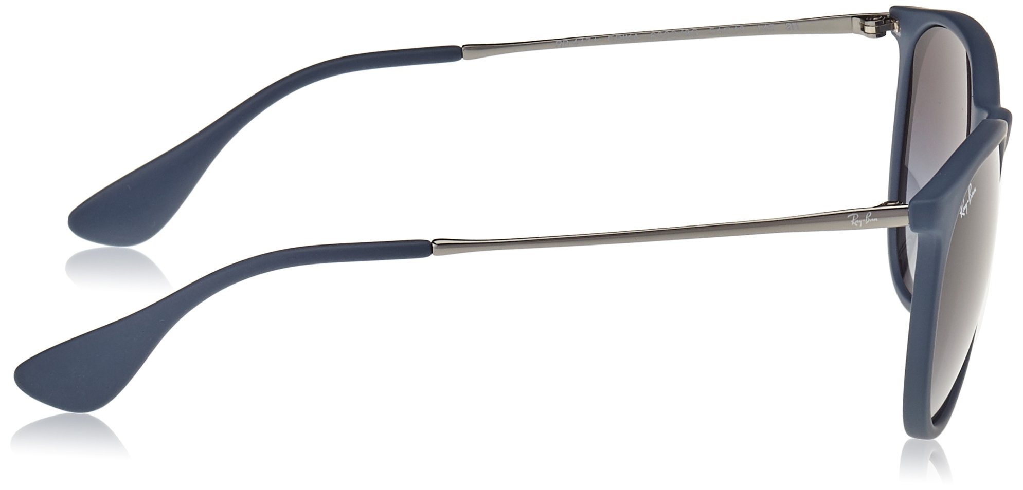 Ray Ban Unisex Sonnenbrille Erika Mehrfarbig (Gestell: Blau/Gunmetal, Gläser: Grau Verlauf 60028G) Large (Herstellergröße: 54) - obrazek 3