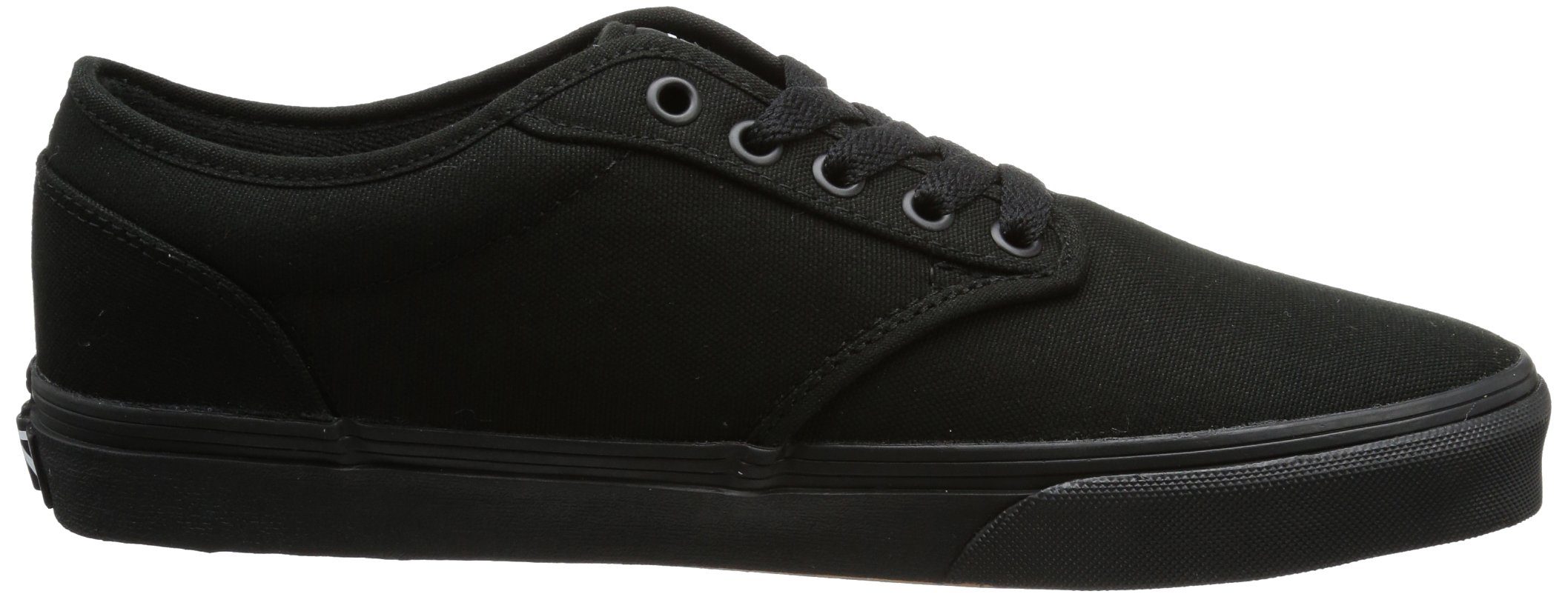 Vans Męski Atwood Canvas Trainers, Black/White - obrazek 3