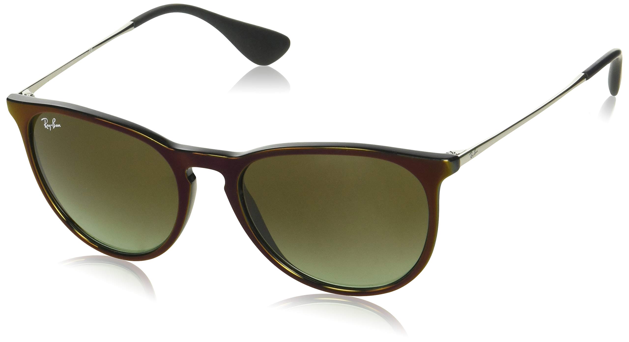 Ray-Ban Unisex-Erwachsene Sonnenbrille 4171, Braun (Black/Silver), 54