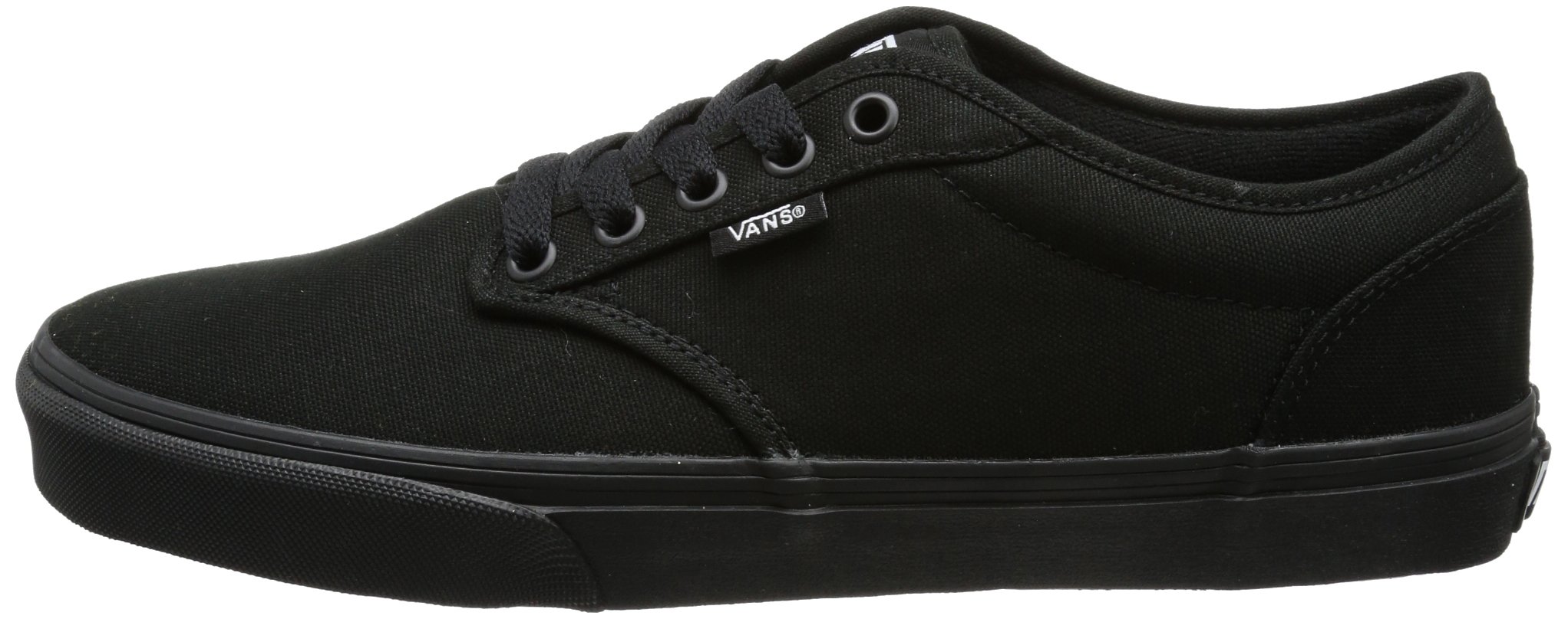 Vans Męski Atwood Canvas Trainers, Black/White - obrazek 4