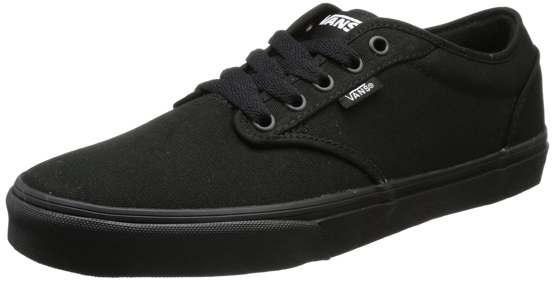 Vans Męski Atwood Canvas Trainers, Black/White