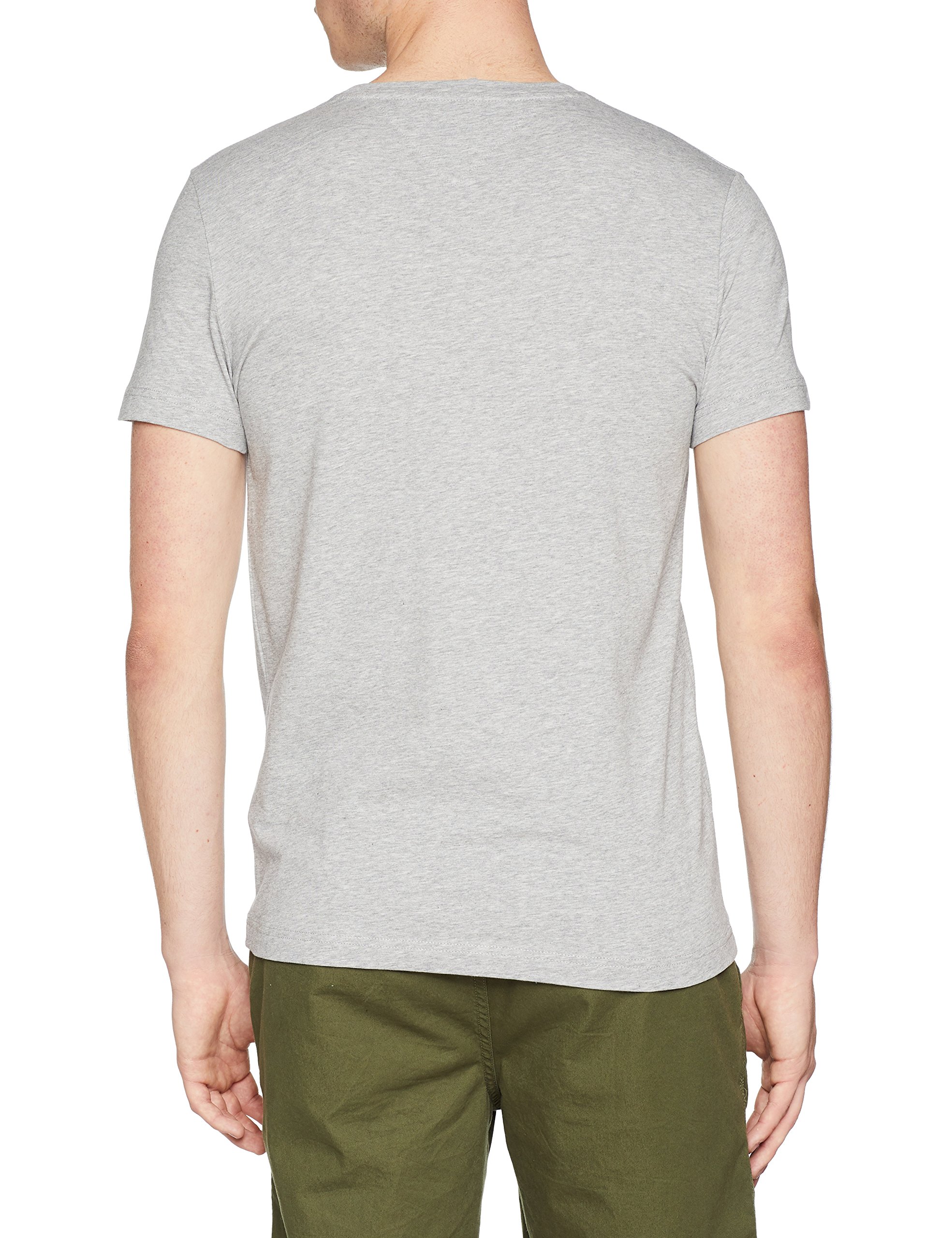 Tommy Hilfiger Herren CORE Stretch Slim CNECK Tee T-Shirt, Grau (Cloud Htr 501), Large - obrazek 3