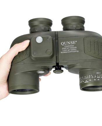 X25 Kompas i dalmierz, 10 x 50 mm, duże soczewki, wojskowy, nawigacja