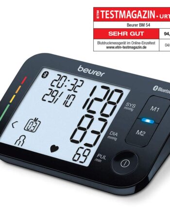 Beurer BM 54 Ciśnieniomierz naramienny, zatwierdzony klinicznie, wyświ