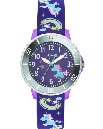 s.Oliver Kinder-Armbanduhren Analog Quarz