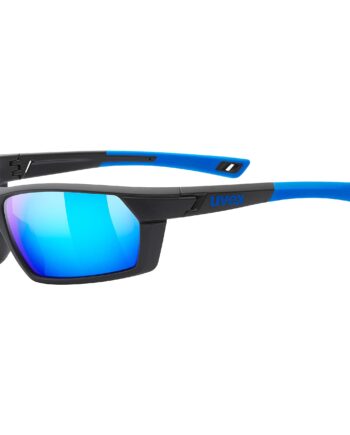 Uvex Erwachsene Sportstyle 225 Sportbrille, Black/Blue, One Size