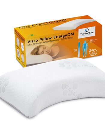 Seitenschläferkissen EnergyON | Regenerations-Nackenstützkissen mit Celliant-Tech-Bezug für mehr Erholung im Schlaf | Höhenverstellbar, klinisch getestet, ideal für Sportler und Leistungsträger