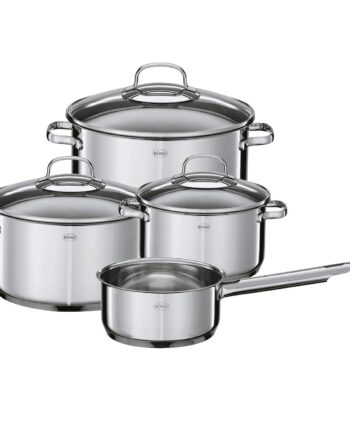 Rösle Topfset Elegance 4-Tlg. Zestaw Naczyń Kuchennych, Stal Nierdzewn