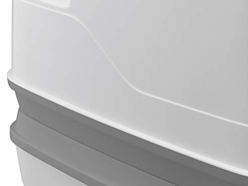 Thetford 92806 Porta Potti 345 Tragbare Toilette Qube, Weiß-Grau, 330 x 383 x 427 mm - obrazek 6