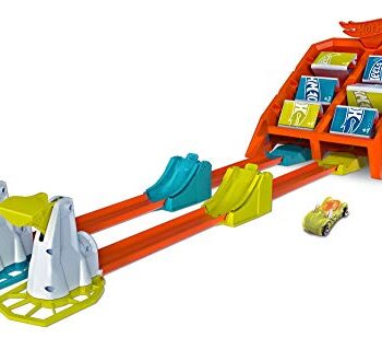 Hot Wheels Hot Wheels Action Wyrzutnia, Wielokolorowy, ‎6.99 x 50.8 x