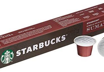 STARBUCKS Single-Origin Sumatra by NESPRESSO Dark Roast, 80 Kapseln, (8 x 10)
