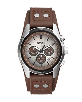 Fossil Coachman męski zegarek, mechanizm chronografu z paskiem ze stal