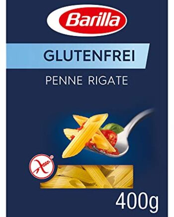 Barilla Pasta Penne Rigate Glutenfrei aus Reis und Mais, 14er Pack (14 x 400g)