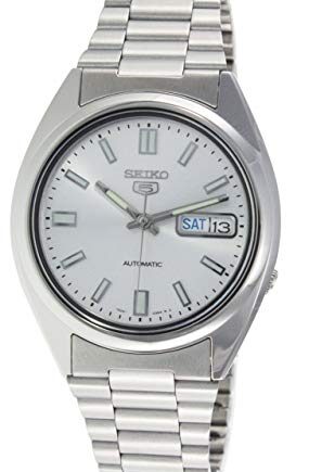 Seiko Herren-Armbanduhr Seiko 5 Analog Automatik Edelstahl SNXS73