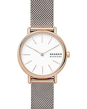 Skagen Signatur Lille Zegarek dla kobiet, Kwarcowy dwuwskazówkowy mech