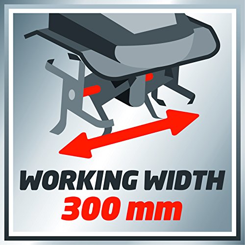 Einhell Elektro-Bodenhacke GC-RT 7530 (750 W, 30 cm Arbeitsbreite, 200 mm Arbeitstiefe, 4 robuste Hackmesser, klappbarer Führungsholm, Kabelzugentlastung) - obrazek 3