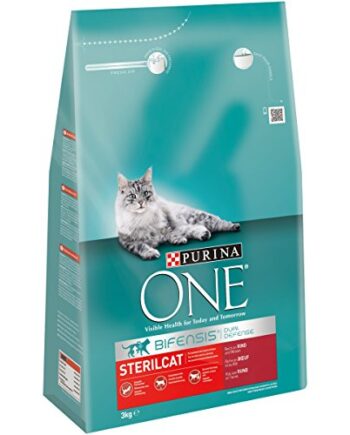 Purina One 12297863 Sucha Karma dla Kotów Kastrowanych, 4 x 3 kg