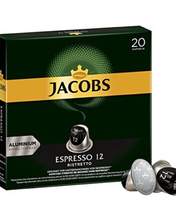 Jacobs Kaffeekapseln Espresso Ristretto, Intensität 12 von 12, 200 Nes
