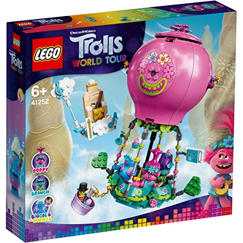 LEGO 41252 Poppys Heißluftballon Abenteuer Trolls World Tour, Spielset mit Poppy, Branch, Biggie und Herr Dinkles - obrazek 3