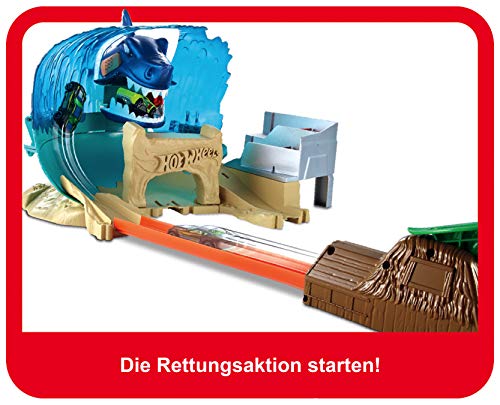 Hot Wheels FNB21 City Hai Strand Attacke Set, großes Spielset inkl. 1 Spielzeugauto und Starter, ab 5 Jahren - obrazek 6