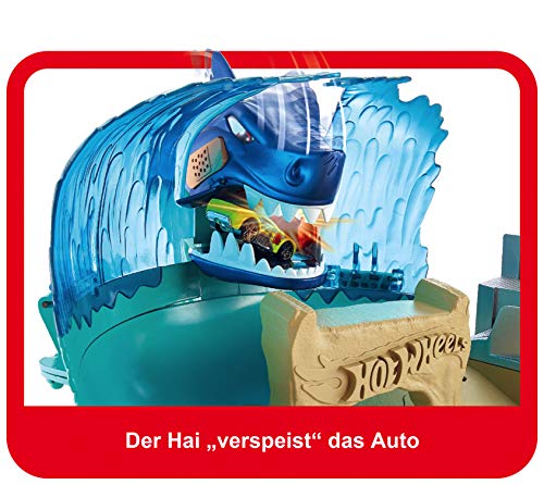 Hot Wheels FNB21 City Hai Strand Attacke Set, großes Spielset inkl. 1 Spielzeugauto und Starter, ab 5 Jahren - obrazek 7
