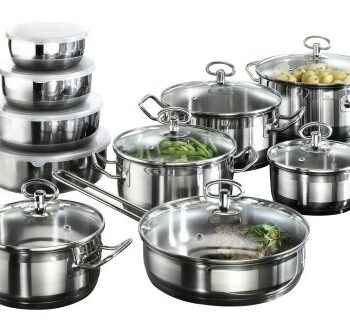 Zestaw garnków Karcher Jasmin 20-częściowy | Naczynia kuchenne do wszy