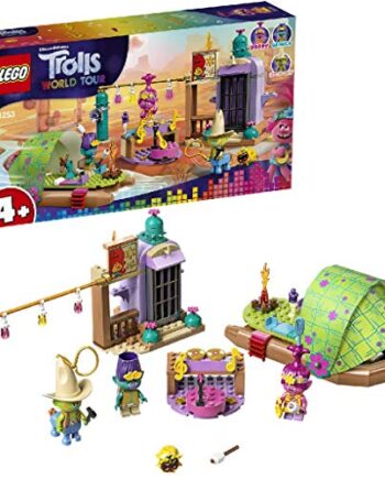 LEGO 41253 Floßabenteuer in Einsamshausen Trolls World Tour, Spielset mit Poppy, Branch und Hickory