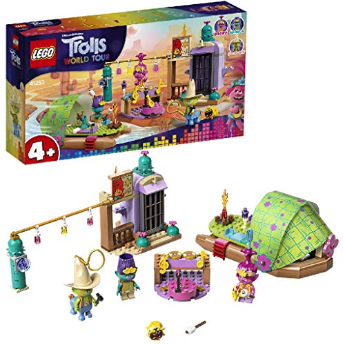 LEGO 41253 Floßabenteuer in Einsamshausen Trolls World Tour, Spielset mit Poppy, Branch und Hickory