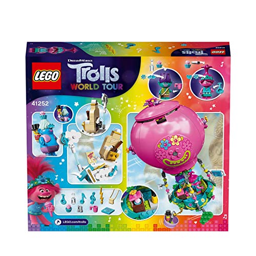 LEGO 41252 Poppys Heißluftballon Abenteuer Trolls World Tour, Spielset mit Poppy, Branch, Biggie und Herr Dinkles - obrazek 6