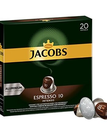 Jacobs Espresso Intenso, Intensywność 10 Kapsułki Kawy, Espresso 10, 2
