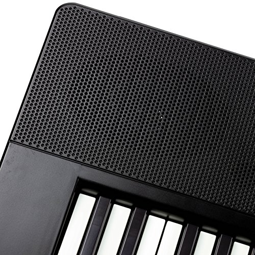 RockJam RJ461AX 61-Tasten-Alexa-tragbare digitale Klaviertastatur mit Notenständer, Netzteil, Simply Piano App und Note Key-Aufklebern, mit Alexa-Integration - obrazek 2
