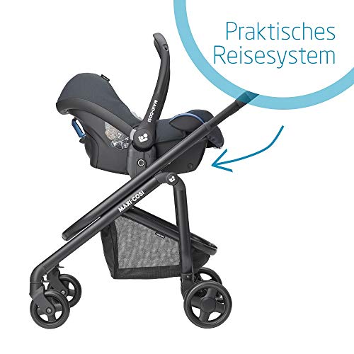 Maxi-Cosi CabrioFix Babyschale, Baby-Autositze Gruppe 0+ (0-13 kg), nutzbar bis ca. 12 Monate, passend für FamilyFix-Isofix Basisstation, Essential Graphite (grau) - obrazek 8