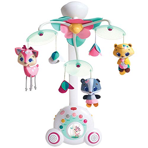 Tiny Love Baby-Mobile, hochwertiges 2-in-1 Musik-Mobile mit 18 wundervollen Melodien und 40 Min. Spieldauer, auch als tragbare Musik-Box nutzbar, Baby-Spieluhr ab der Geburt (0M+), Tiny Princess Tales