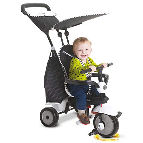 smarTrike 6952400 - Glow Touch Steering 4 in 1 Dreirad, schwarz/weiß - obrazek 2
