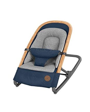 Maxi-Cosi Kori 2-in-1 Babywippe, hochwertige Babyschaukel nutzbar ab der Geburt bis max. 9 kg, natürliches, ergonomisches Schaukeln ohne Elektronik, einfach zusammenklappbar, Essential Blue (blau)