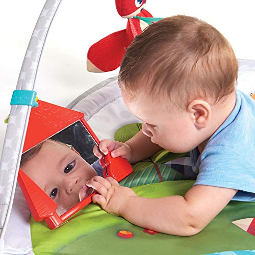 Tiny Love Dynamic Gymini, mata do zabawy dla niemowląt i siłownia z mu - obrazek 5