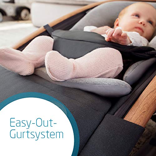 Maxi-Cosi Kori 2-in-1 Babywippe, hochwertige Babyschaukel nutzbar ab der Geburt bis max. 9 kg, natürliches, ergonomisches Schaukeln ohne Elektronik, einfach zusammenklappbar, Essential Blue (blau) - obrazek 4