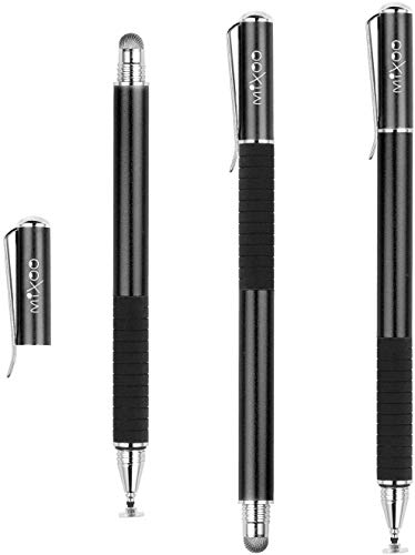 Mixoo Stift Präzision Disc Eingabestift Touchstift Stylus 2 in 1 Kapazitive Touchscreen Stift mit 2 Disc Tip, 1 Fiber Tip Kompatibel für Smartphones &Tablets - obrazek 5