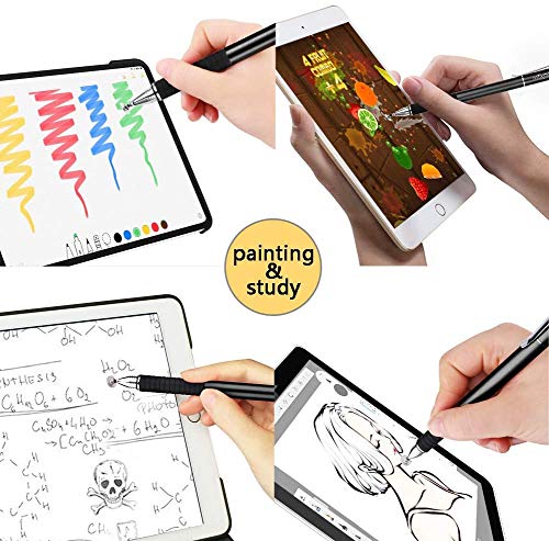 Mixoo Stift Präzision Disc Eingabestift Touchstift Stylus 2 in 1 Kapazitive Touchscreen Stift mit 2 Disc Tip, 1 Fiber Tip Kompatibel für Smartphones &Tablets - obrazek 8