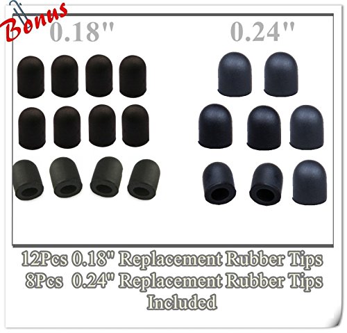 Bargains Depot B & D Stylus Stift Touch Pen Eingabestift Kapazitiven Touchscreen mit 20 x Ersatzspitzen für Tablet iPad iPhone Samsung Galaxy Tab (Rose Gold) - obrazek 6