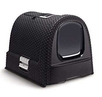 Curver Petlife Kuweta dla Kota, Czarny, 50,3 x 40,7 x 37,3 cm